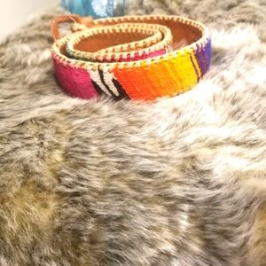 Australian Multicolour leather belt.